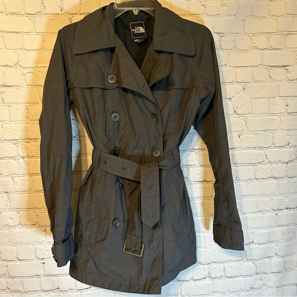 The North Face short trench coat In dark gray, S